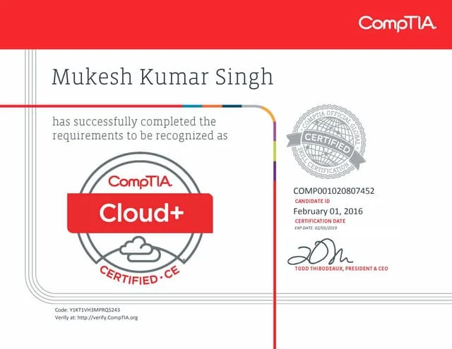 Certificate Example