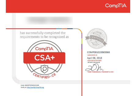 Certificate Example