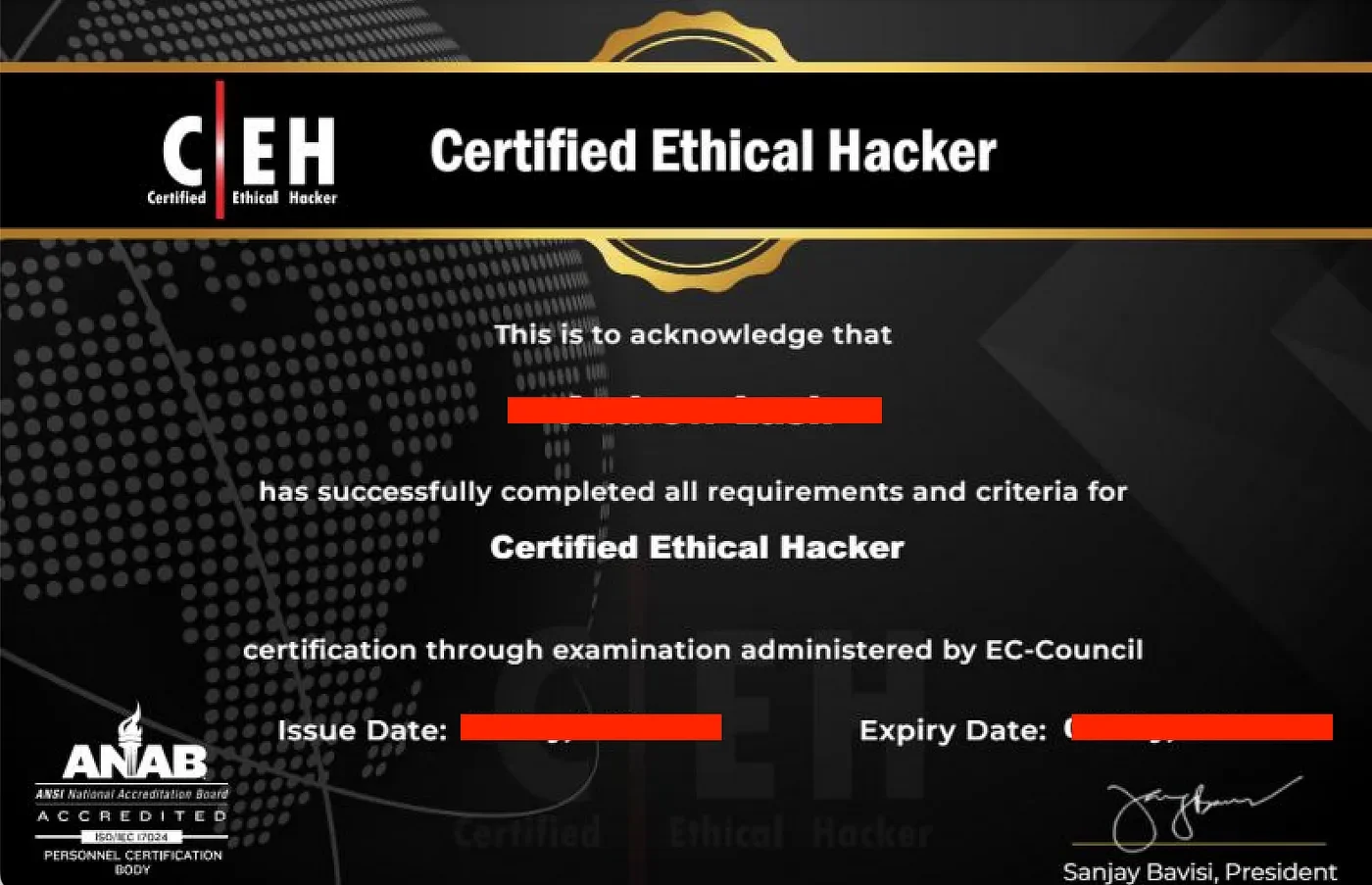 Certificate Example
